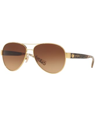 BNWT - COACH SUNGLASSES ?? perfect condition. Purchased from Macys ?️!!! Coach HC8434U CBY91 Sunglasses | LensCrafters main image 4