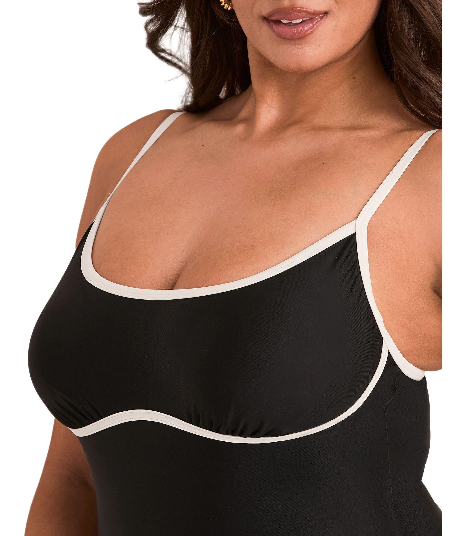 Plus Size Rye Swimwear One Piece Swimsuit