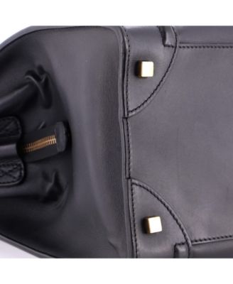 Mini Luggage Bag Smooth Leather