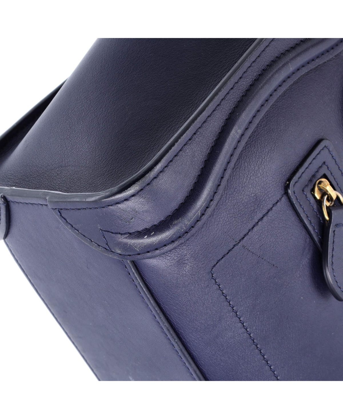 Pre-Owned Celine Nano Luggage Bag Smooth Leather