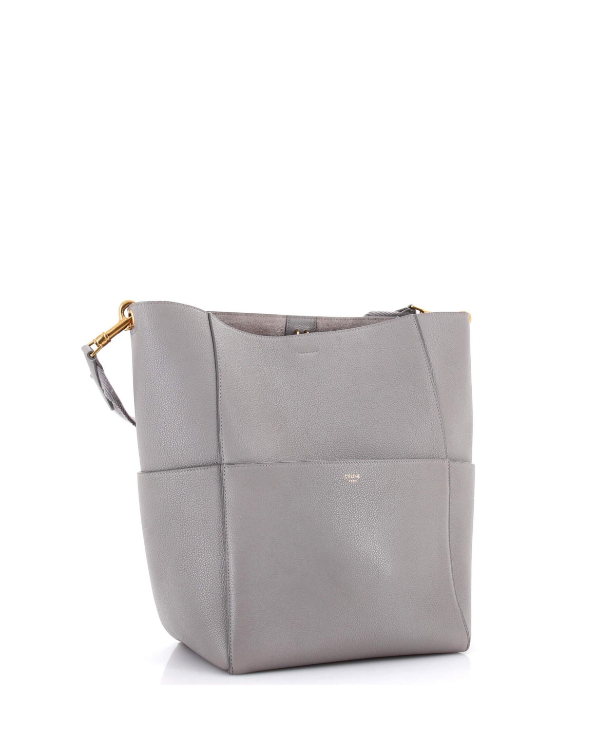 Pre-Owned Celine Large Sangle Seau Bag Calfskin