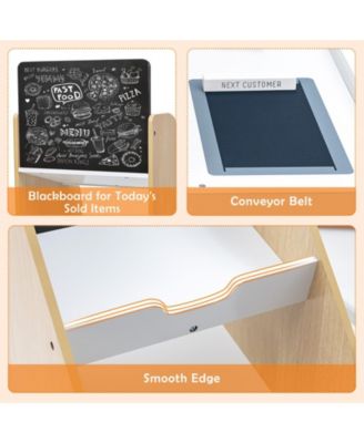 Grocery Store Playset Pretend Play Supermarket Shopping Set with Shopping Cart