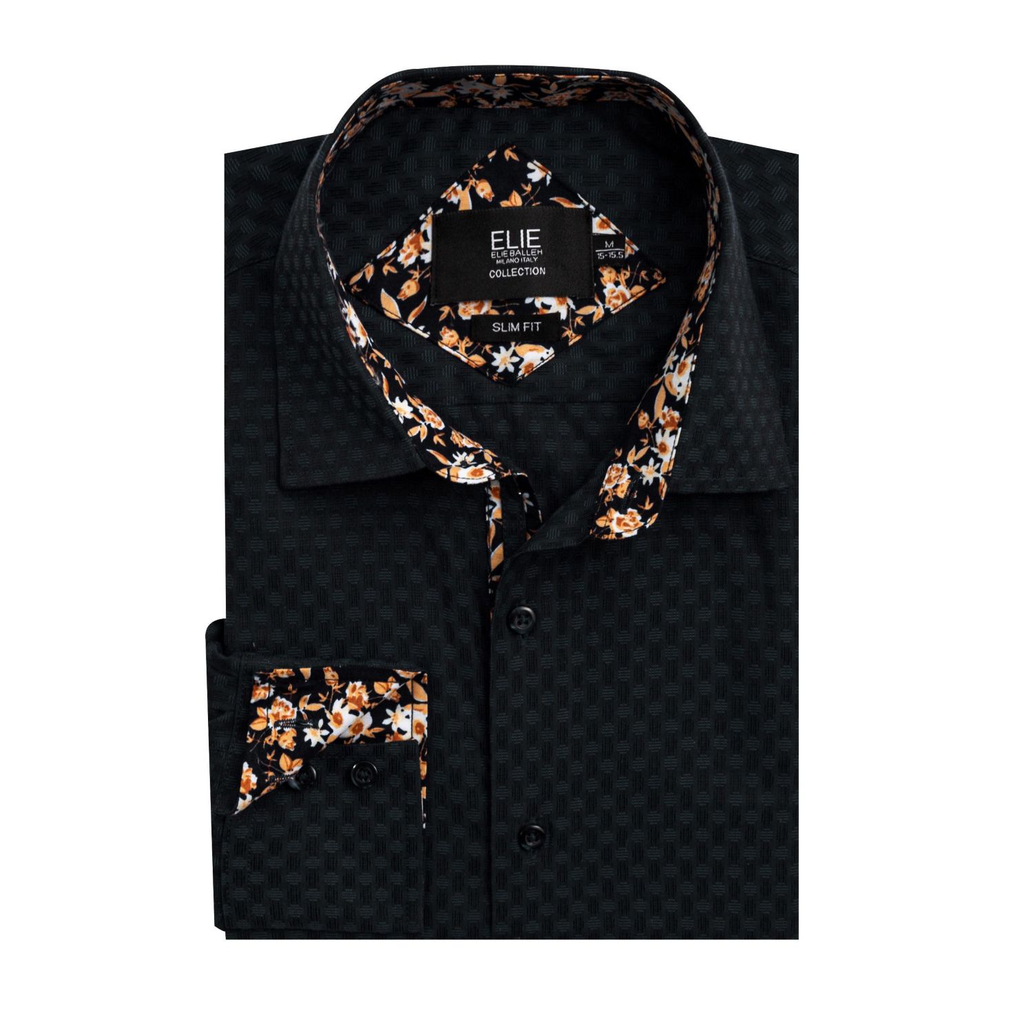 Big Boys Slim Fit Jacquard Shirt