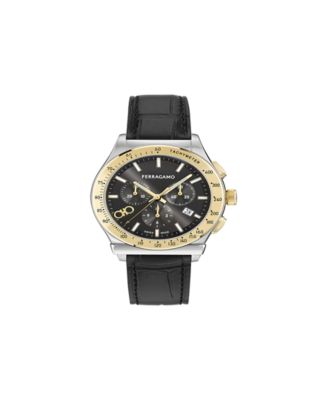 Men's Two-Tone Stainless Steel Bracelet Watch, 42mm