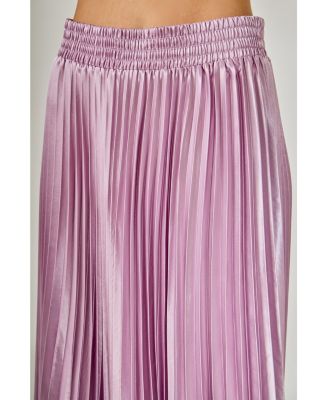 Women's Sunburst Pleated Skirt
