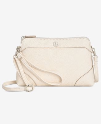 Paisley Crossbody Wristlet