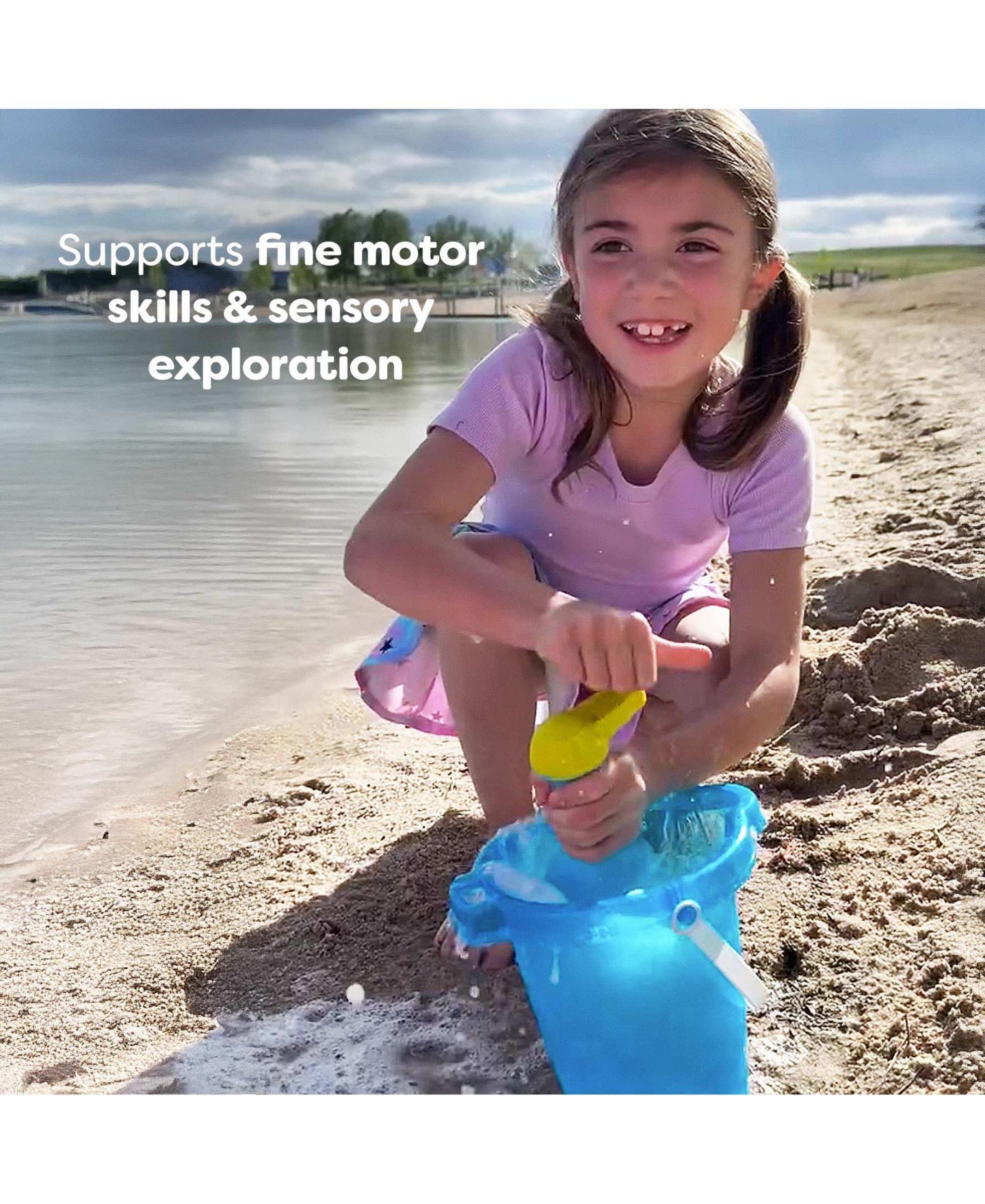 Детские игрушки Haba Kids Bubble Bath Whisk 2 Pack - Bath Toys for Sensory Play, Motor Skill Development, Water Play and Bath Time Fun, цвет: Синий — фото 6