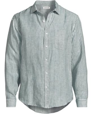 Men's Long Sleeve Linen Shirt