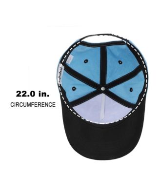 Boys Woven Character Patch Youth Blue and Black Traditional Adjustable Hat