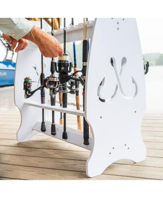 Marlin Fishing Rod Storage Stand | Holds up to 24 Rods