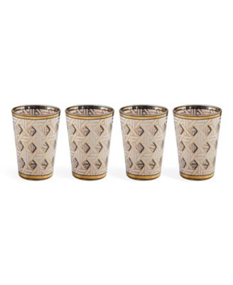 Basketweave 4-Pc. Glassware Set