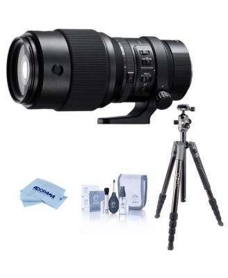 GF 250mm f/4 R LM OIS WR Lens, Bundle with Vanguard VEO 3 GO 235AB 23mm 5-Section Aluminum Travel Tripod with T-50 Ball Head, ProOptic