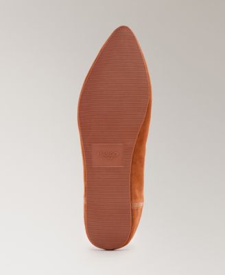 Women's Stitching Detail Leather Clogs