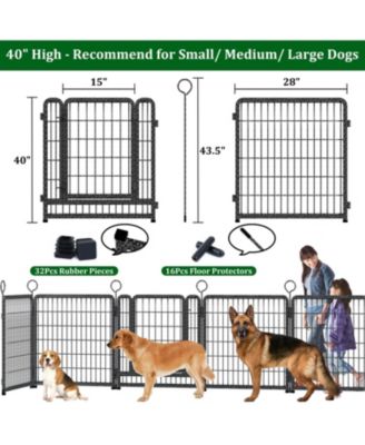 Portable Outdoor Dog Playpen for RV, Camping & Yard – 16 Extra-Wide Panels