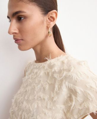 Women's Asymmetrical Textured Top