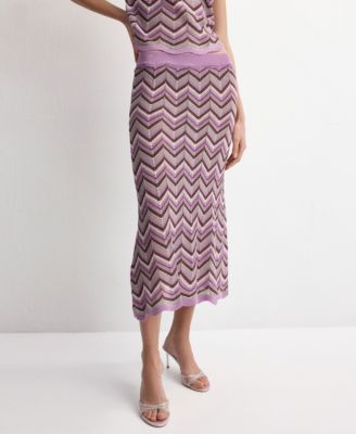 Women's Flared Knitted Skirt
