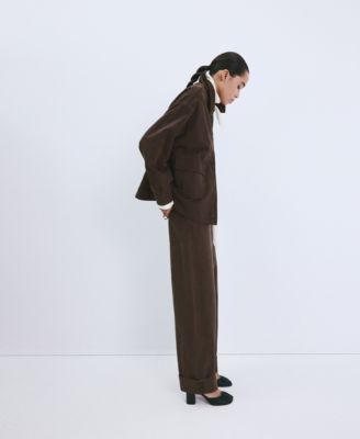 Women's Cuffed Hem Balloon Jeans