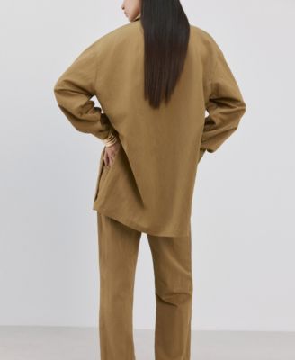 Women's Collared Oversized Shirt