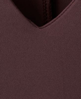 Women's Fitted V-Neck Dress