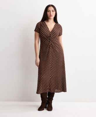 Women's Printed Midi-Dress