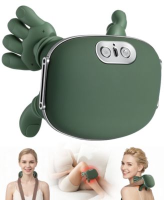 Cordless Neck and Shoulder Massager with Heat and Kneading 3 Massage Modes Deep Tissue Massage Pillow