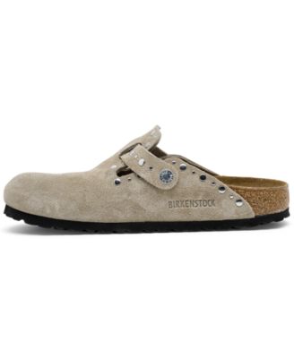 Women's Boston Rivets Suede Leather Clogs from Finish Line