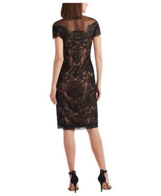 Women's Sable Embroidered Tulle Dress
