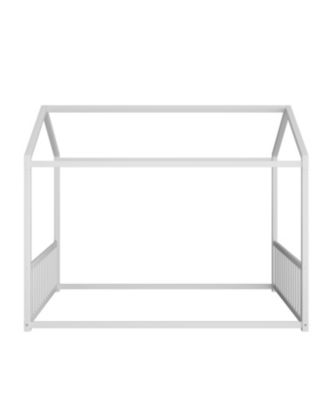 Montessori Metal House Bed Frame, Safety Rails, Kids/Toddlers, Easy Assemble