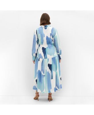 Women's Ezra Surface Level Print Maxi Dress