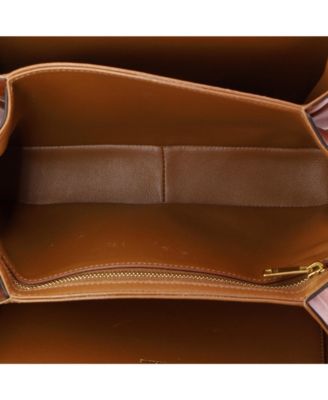 Medium Triomphe Shoulder Bag Canvas with Leather