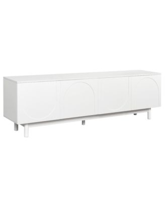 Storage Cabinet With Adjustable Shelves TV Stand