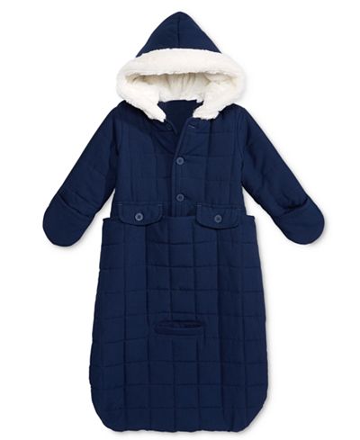First Impressions Baby Boys' or Baby Girls' Jacket Snowbag with Faux Fur Trim, Only at Macy's