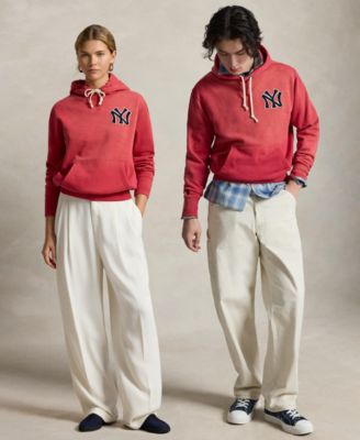 Men's Yankees Logo Fleece Hoodie