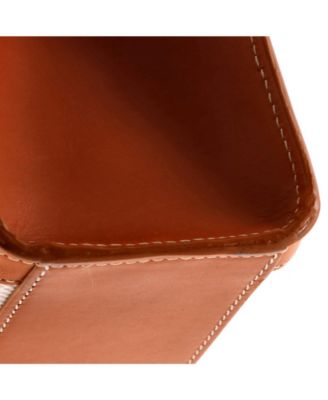 Large Vertical Cabas Tote Canvas with Leather