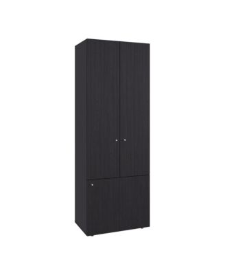 Soham Armoire Extension Duo for Bedroom with 3 Doors 5 Shelves Spacious Storage Organizer