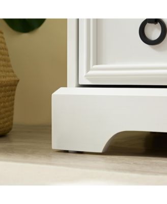 Modern 6 Drawer Dresser Tall Chest for Bedroom Living Room with Easy Pull Handle