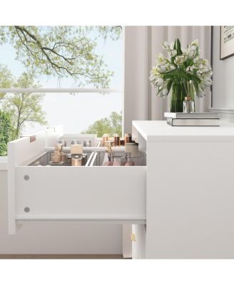 5 Drawer Classic Dresser Multipurpose Cabinet for Kids Room Home Furniture With Spacious Drawers Easy Assembly.