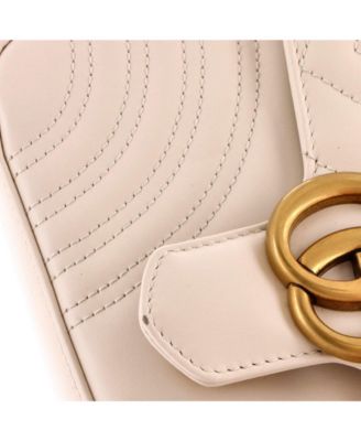 Mini GG Marmont Top Handle Flap Bag Matelasse Leather