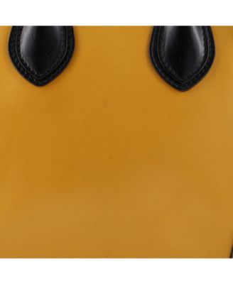 Micro Bicolor Luggage Bag Leather