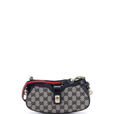 Mini Moon Side Shoulder Bag GG Canvas