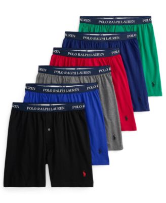 Men's Classic-Fit Knit Boxers, 6-Pack