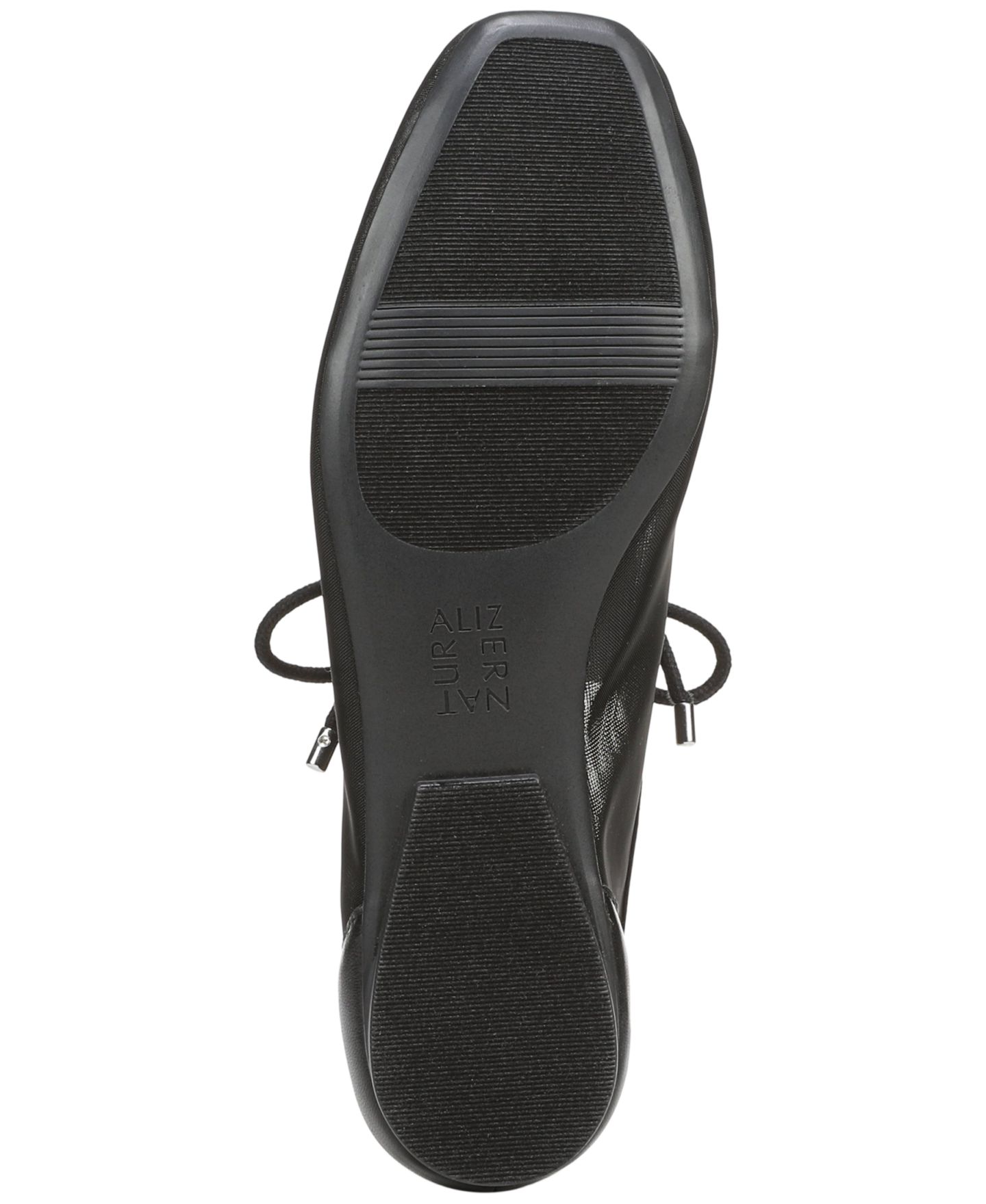 Женские кроссовки Naturalizer Chazz Oxford Lace-Up, цвет: Чёрный сетчатый / Кожаный — фото 5