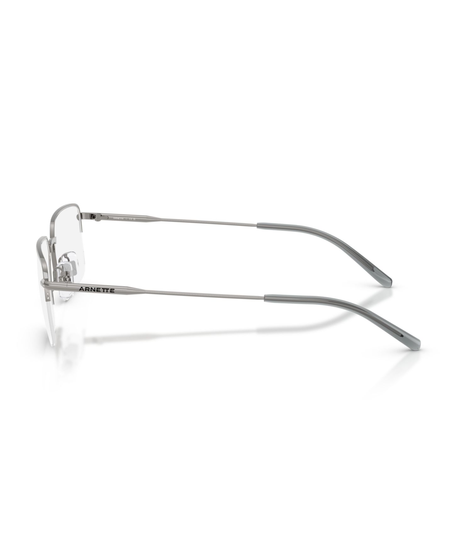 Мужские очки Arnette Man Rectangle Metal AN6152 Eyeglasses, цвет: Графитовый металлик — фото 2