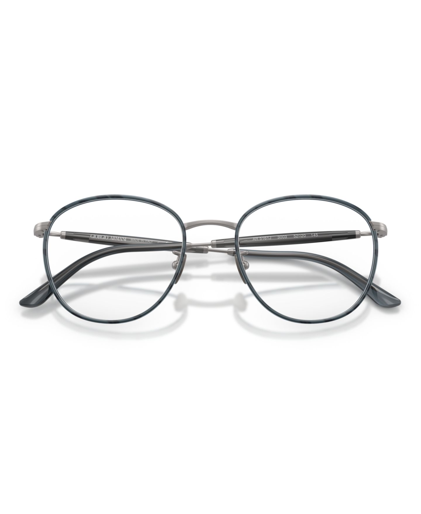 Мужские очки Giorgio Armani Man Panthos Metal AR5161J Eyeglasses, цвет: Графитовый — фото 3