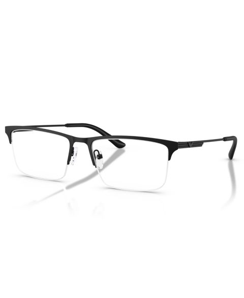 Мужские очки Emporio Armani Man Rectangle Metal EA1177 Eyeglasses, цвет: Матовый чёрный