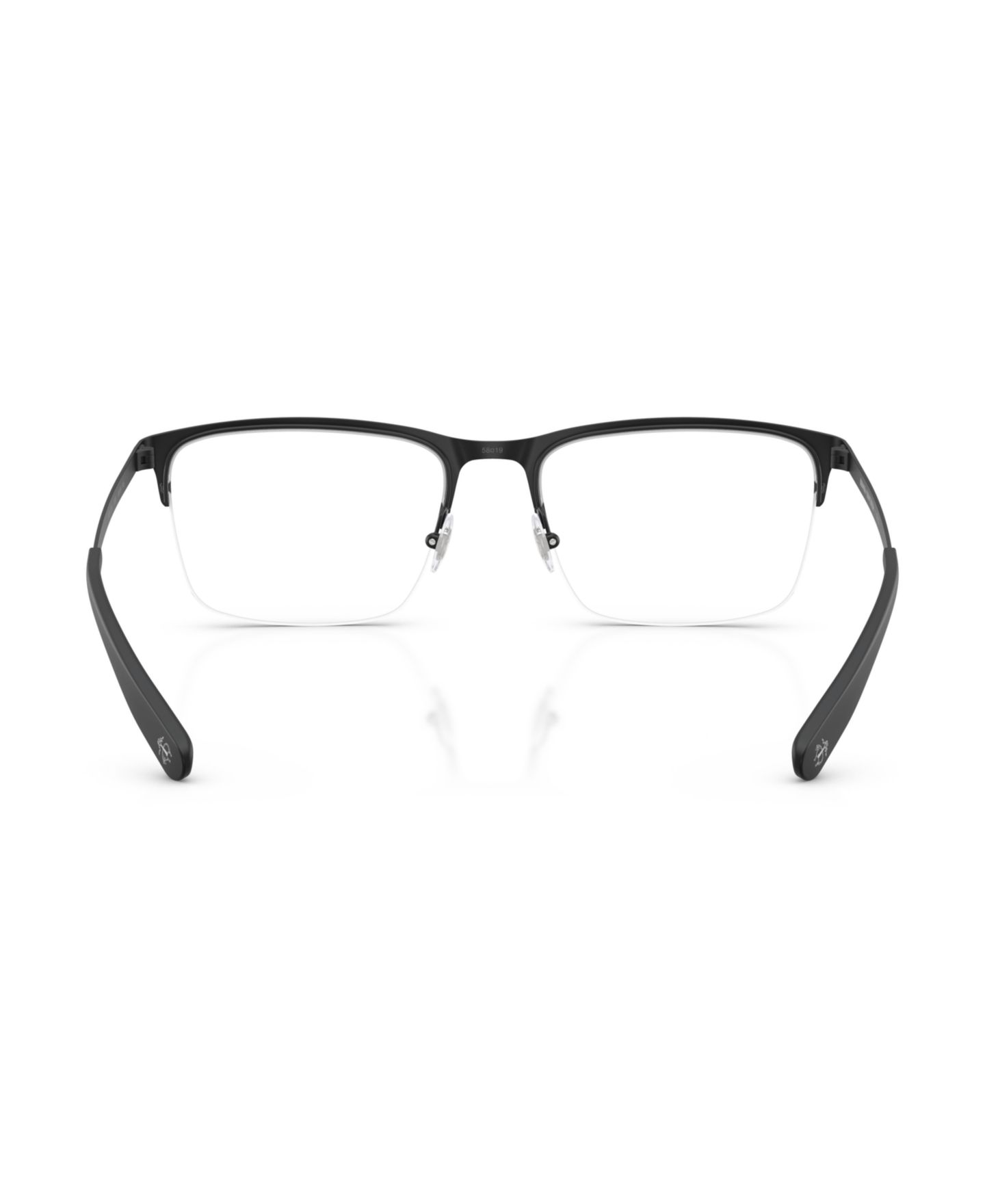 Мужские очки Brooks Brothers Man Rectangle Metal BB1126 Eyeglasses, цвет: Чёрный — фото 5