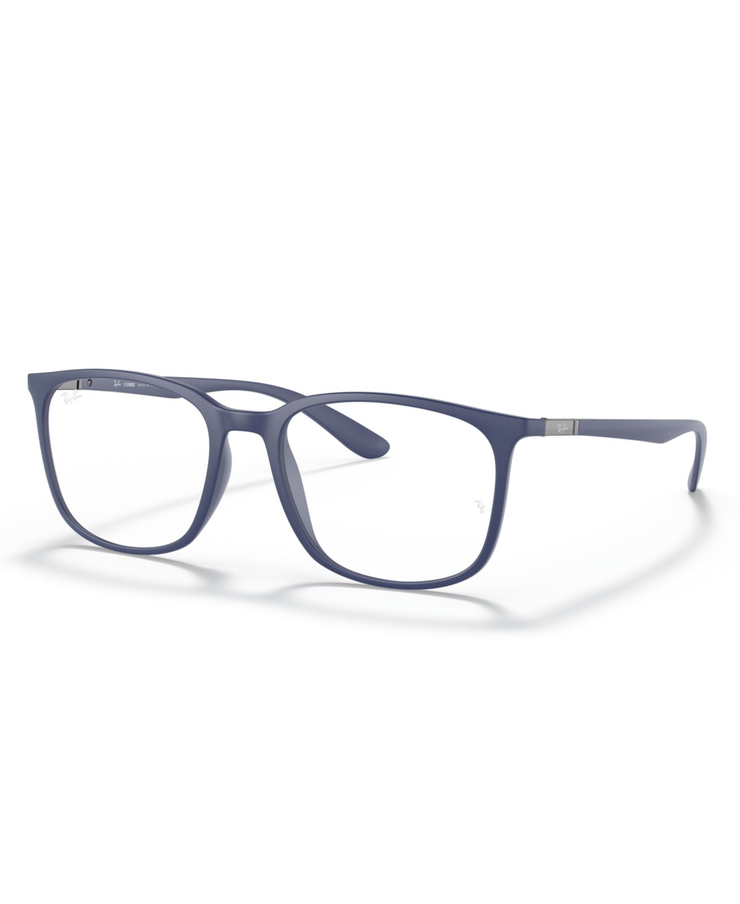 Очки Ray-Ban Unisex Square Innovative Material RB7199 Optics Eyeglasses, цвет: Тёмный синий — фото 1