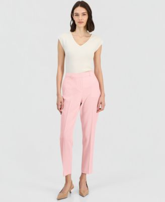 Women's Mid-Rise Straight-Leg Ankle Pants