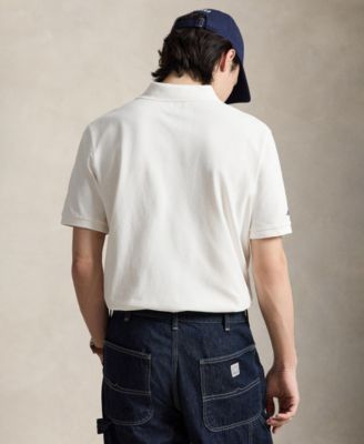 Men's Yankees Logo Mesh Polo Shirt