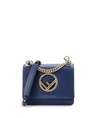 Small Kan I F Shoulder Bag Leather